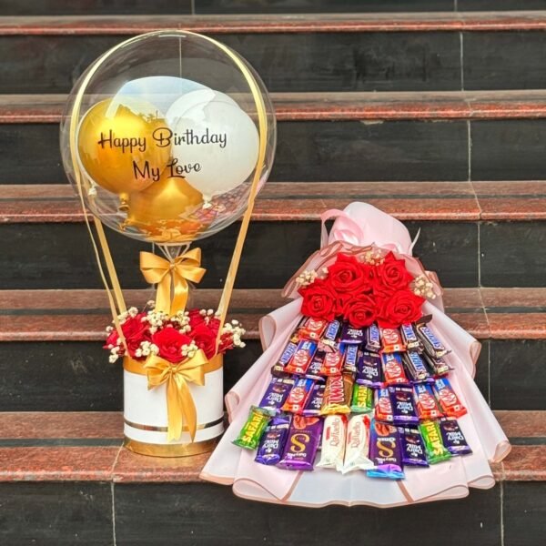 Chocolate & Balloon Hamper