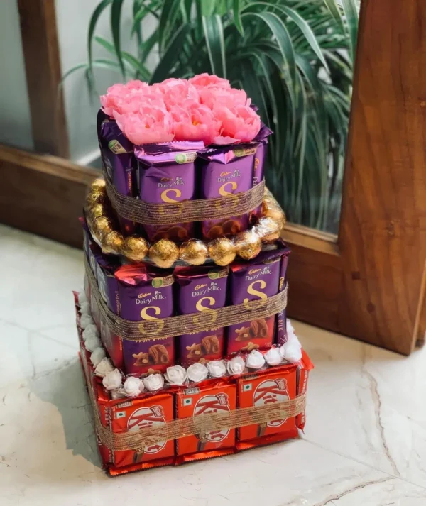 Chocolate Tower Gift an Elegant Treat