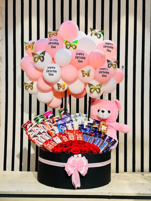 Unforgettable Luxury Birthday Gift with Balloons