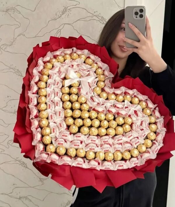 Luxury Chocolate Bouquet with Ferrero Rocher & Raffaello