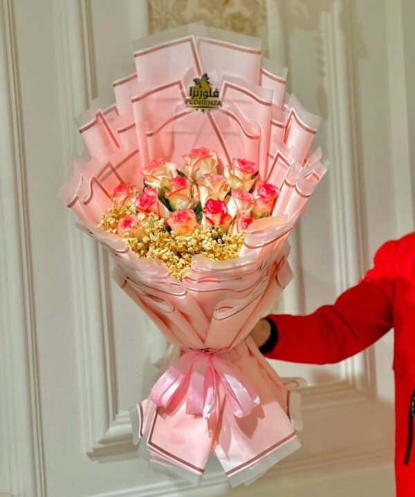 Petite Pink Rose Posy