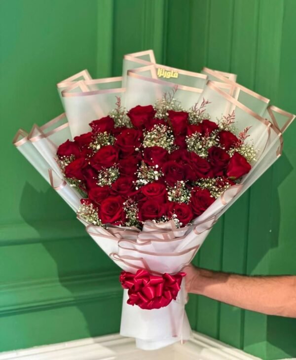 Scarlet Desire Rose Bouque