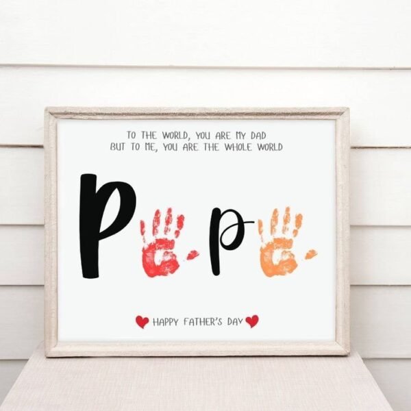 Stylish Papa Photo Frame