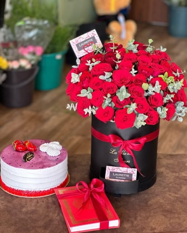 Cake flower Box & Quran