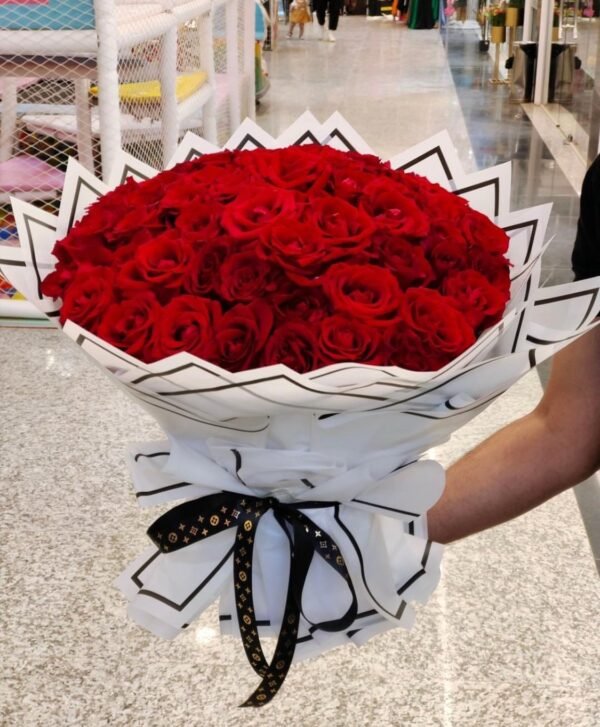 60Pcs Red Rose Bouquet