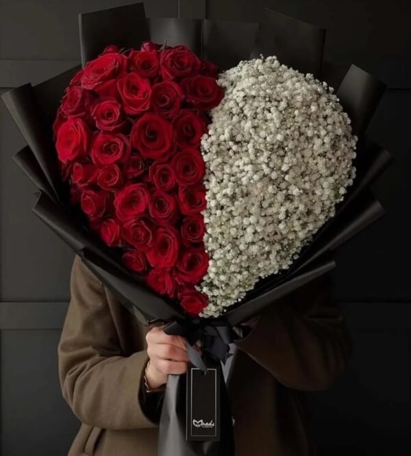 Heart flower with rose & Chinise Gypsy