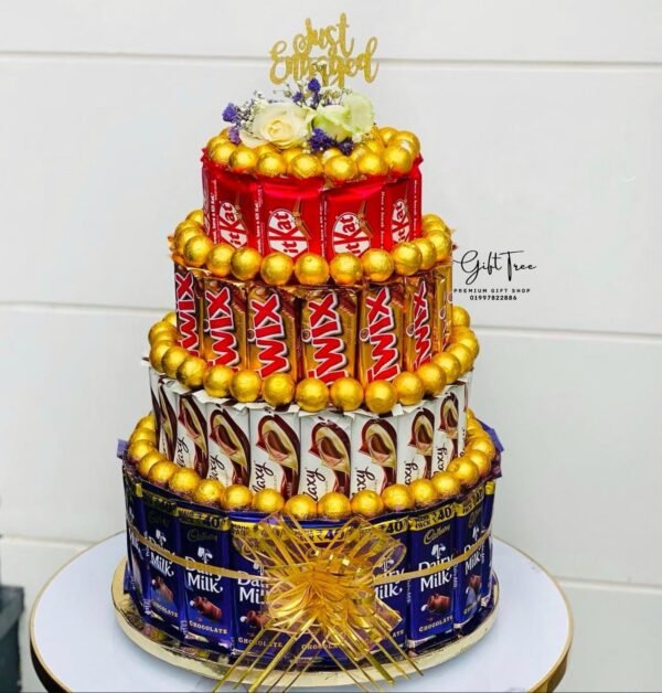 4 Layer Chocolate Tower