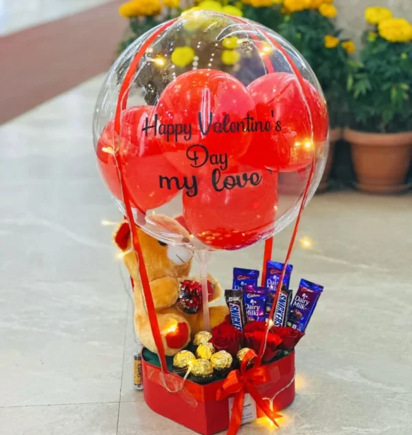 Premium Valentine Balloon Bouquet