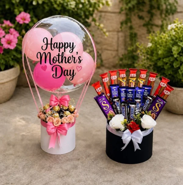 Mother’s Day Balloon & Chocolate Gift Combo