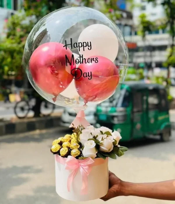 Elegant Mother’s Day Balloon Bouquet Gift For Mom
